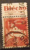 Timbre à Bande Publicitaire Algérie Mosquée De La Pêcherie 50 C Rouge N° 79A. Carnet Pub Publicité Blécao - Altri & Non Classificati