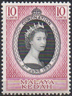 KEDAH 1953 Coronation - Kedah