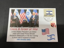 20-10-2023 (4 U 43) USA - President Biden Visit To Tel Aviv In Israel (during Gaza - Israel War) 18-10-2023 - Andere & Zonder Classificatie