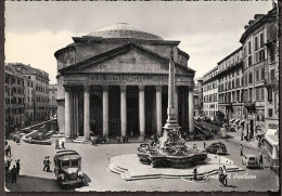 Roma 1962 - Pantheon - Carriages, Automobiles, Autobus - Panteón