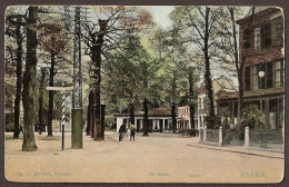 Baarn - De Brink - Met Handkar En Fietser Met Manden - 1908 - Baarn