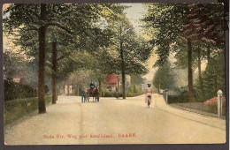 Baarn - Oude Utrechtse Weg Met Amalialaan - Koets En Dame Met Hoedje Op De Fiets - 1906 - Baarn
