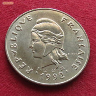 New Caledonia 100 Francs 1992 KM# 15 Lt 761 *VT Nouvelle Caledonie - Nueva Caledonia