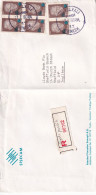 TURKEY 1990 REGD. COVER TO ENGLAND. - Cartas & Documentos