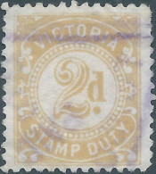 AUSTRALIA - VICTORIA , Stamp Duty , Revenue Tax Fiscal ,2d - Postage Due - Used - Otros & Sin Clasificación