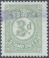 AUSTRALIA - VICTORIA , Stamp Duty , Revenue Tax Fiscal ,3d - Postage Due - Used - Other & Unclassified