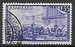 ITALIA 1948  ESPRESSI  RISORGIMENTO SASS. 32 USATO VF - Eilpost/Rohrpost