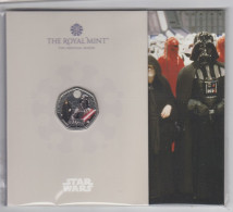 Great Britain UK 2023 50p Coin, Star Wars Darth Vader Coloured Bunc Coin - 50 Pence