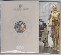 Great Britain UK 2023 50p Coin, Star Wars R2-D2 Coloured Bunc Coin - 50 Pence