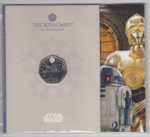 Great Britain UK 2023 50p Coin, Star Wars R2-D2 Bunc - 50 Pence