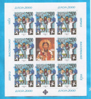 2000  EUROPA CEPT KOSOVO SERBIA SRBIJA CHILDREN KINDER ACTION JETZ KAUFEN INTERESSANT MNH - 2000