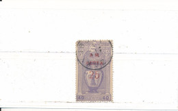 Grèce 1er Jeux Olympiques N° 142 Surcharge Rouge Oblitéré (défaut Bord Haut) - Used Stamps