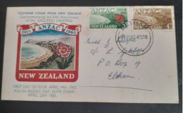 1965 Anzac Souvenir Cover - Briefe U. Dokumente