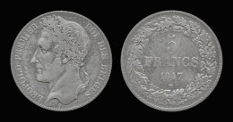 Belgium Leopold I 5 Frank 1847 - 5 Frank