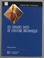 LES GRANDES DATES DE L'HISTOIRE BRITANNIQUE.  ANTOINE MIOCHE. ANGLAIS CIVILISATION. 2003 - Europa