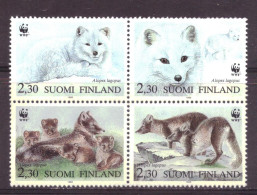 Finland 1202 T/m 1205 MNH ** WWF WNF Animals Nature (1993) - Neufs