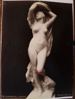 Photo 1880's Tirage Albuminé Albumen Print Vintage Art Sculpture Musée Du Luxembourg L'Aurore Delaplanche - Anciennes (Av. 1900)