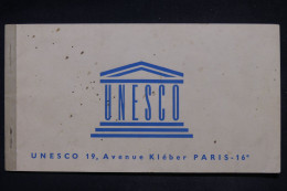 FRANCE - Carnet De L'Unesco Avec Vignettes - L 147898 - Bmoques & Cuadernillos