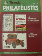 REVUE LE MONDE DES PHILATELISTES N° 379 De Octobre 1984 - Französisch (ab 1941)