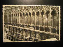 SEGOVIA Catedral Cathedral Coro Choir Postcard SPAIN - Segovia