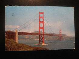 SAN FRANCISCO California Golden Gate Bridge Cancel WASHINGTON 1955 To Bad Godersberg Germany Postcard USA - San Francisco