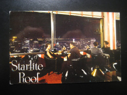 SAN FRANCISCO California Starlite Roof Sir Francis Drake Hotel Postcard USA - San Francisco