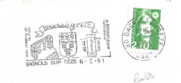 Secap De Bagnols Sur Cèze - Théatre De La Nature - Armoiries - Chateau - Enveloppe Entière - Enveloppes