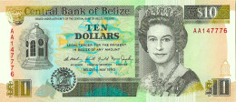 BELIZE 1990 10 Dollar - P.54a Neuf UNC - Belize