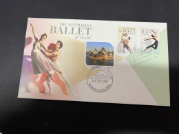 20-10-2023 (4 U 47) Sydney Opera House Celebrate The 50th Anniversary Of Opening (2012 FDC) Ballet 50th - Danse