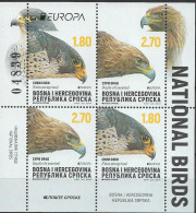 2019 Bosnien Und Herzegowina Serbische Republik    Mi. H-Blatt 22   **MNH -  Europa: Einheimische Vögel. - 2019