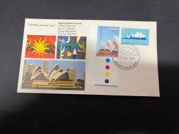 20-10-2023 (4 U 47) Sydney Opera House Celebrate The 50th Anniversary Of Opening (1973 FDC) Opera Opening In 1973 - Danse