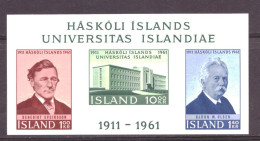 IJsland / Iceland / Island Block 3 MNH ** (1961) - Ungebraucht