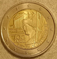 2018 - Austria 2 Euro Repubblica      ------ - Oesterreich