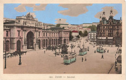 Zürich Bahnhof Tram 1910 - Zürich