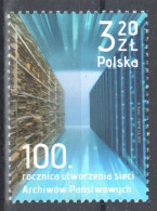 Poland 2019 - State Archives - Mi.5088- MNH(**) - Unused Stamps