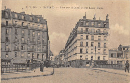 PARIS-75010- PONT SUR LE CANAL ET RUE LOUIS BLANC - District 10