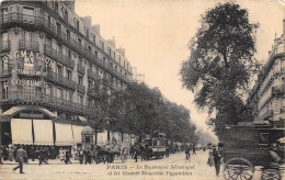 PARIS-75001- LE BOULEVARD DE SEBASTOPOL ET LES GRAND MAGASINS PYGMALION - Arrondissement: 01