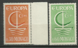 Monaco Europa 1966 N°  698  Et  699   X  4      Neufs   * * B/ TB        Voir Scans          Soldes ! ! ! - 1966