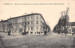 PARIS-75012- ECOLE COMMUNALE DE L' AVENUE DAUMESNIL ET RUE MICHEL-BIZOT - Paris (12)