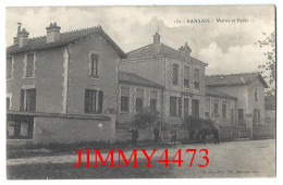 CPA - SANSAIS - Mairie Et Ecole En 1909 ( Canton De Frontenay ) N°152 - Edit. N. Alix. Pap.Tab - Frontenay-Rohan-Rohan