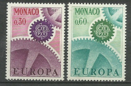 Monaco Europa 1967 N° 729   X 4  Et  730   X 5      Neufs   * * B/ TB        Voir Scans          Soldes ! ! ! - 1967