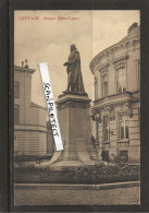 LEUVEN-STATUE-JUSTE-LIPSE-ZEER ZELDZAME KAART-EDIT.EMILE JORDENS-VERZONDEN-1909-ZIE DE 2 SCANS-TOPKAART! - Leuven