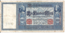 ALLEMAGNE 100 MARK 1908 VF P 35 - 100 Mark