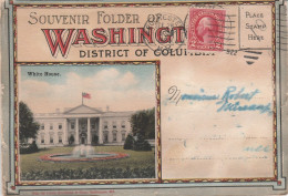 USA   CARNET DE CARTES POSTALES  SOUVENIR FOLDER WASHINGTONE  10 CARTES 1925 - Verzamelingen & Kavels