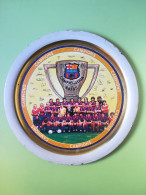 Plato Metalico Conmemorativo Futbol Club Barcelona Campio De Lliga 84 85 - Otros & Sin Clasificación