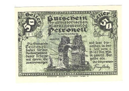 **notgeld   Austria Petronell  50 Heller   737d - Autriche