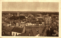 GUINES PANORAMA VUE PRISE DU HAUT DE L'EGLISE - Guines