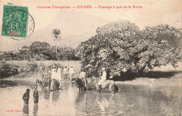 GUINEE FRANCAISE _S23558_ Passage à Gué De La Kitim - Colonies Françaises - Guinée Française