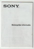 Brochure-leaflet: Telefoon/telephone SONY Ericsson Mobile (NL) 2012 - Telefoontechniek