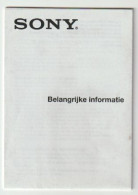 Brochure-leaflet: Telefoon/telephone SONY Ericsson Mobile (NL) 2012 - Telefonia